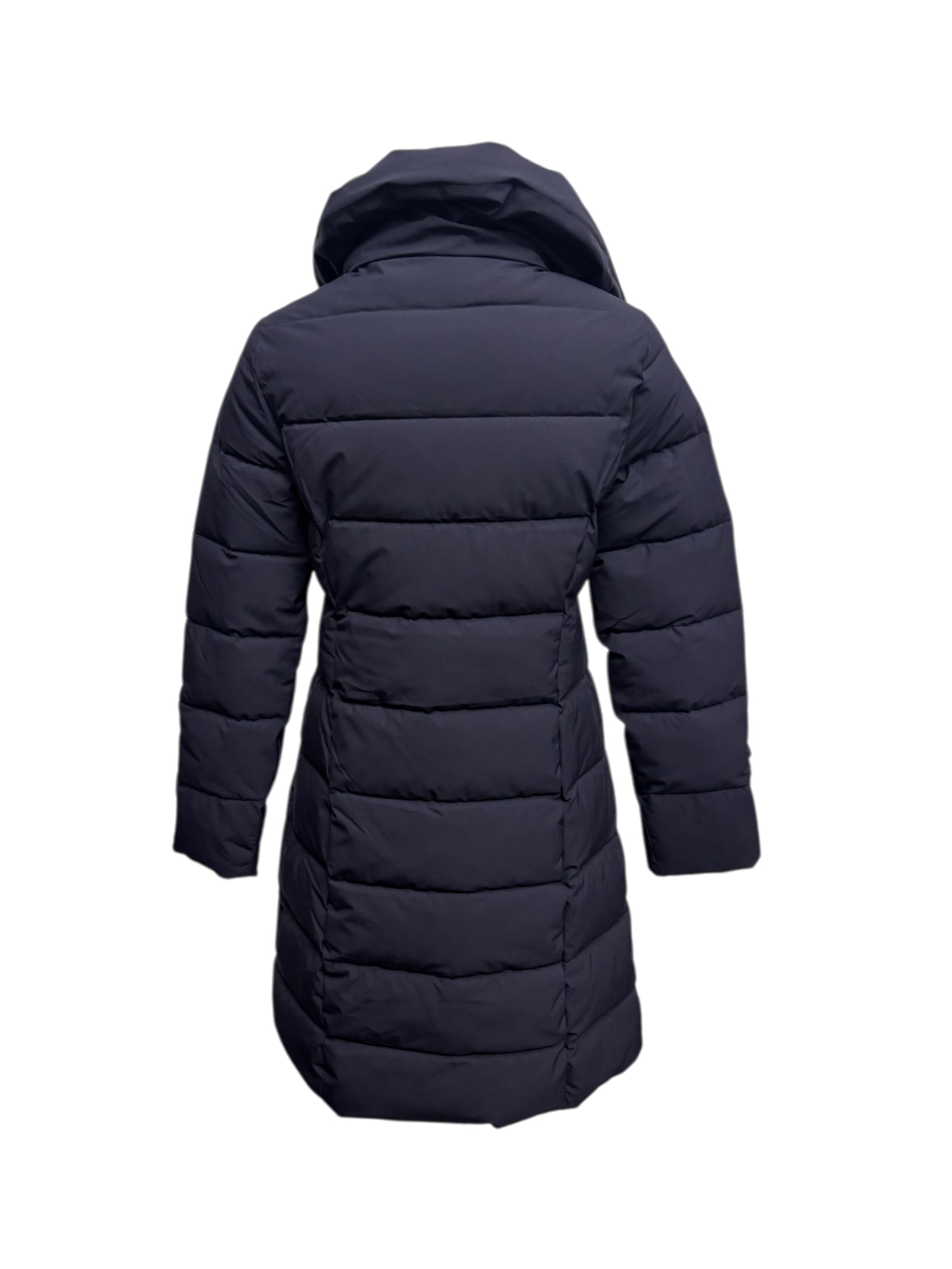 Ecoalf - Piumino lungo blu donna - immagine 3