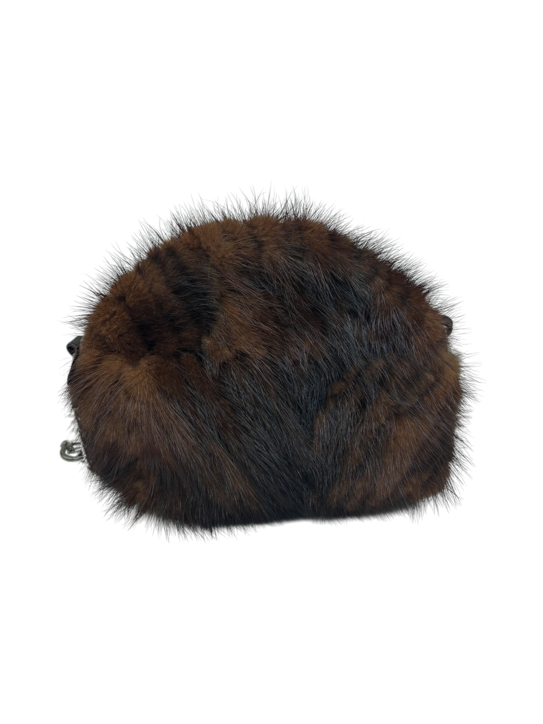 Raphael - Pochette a tracolla in pelle e visone - immagine 3