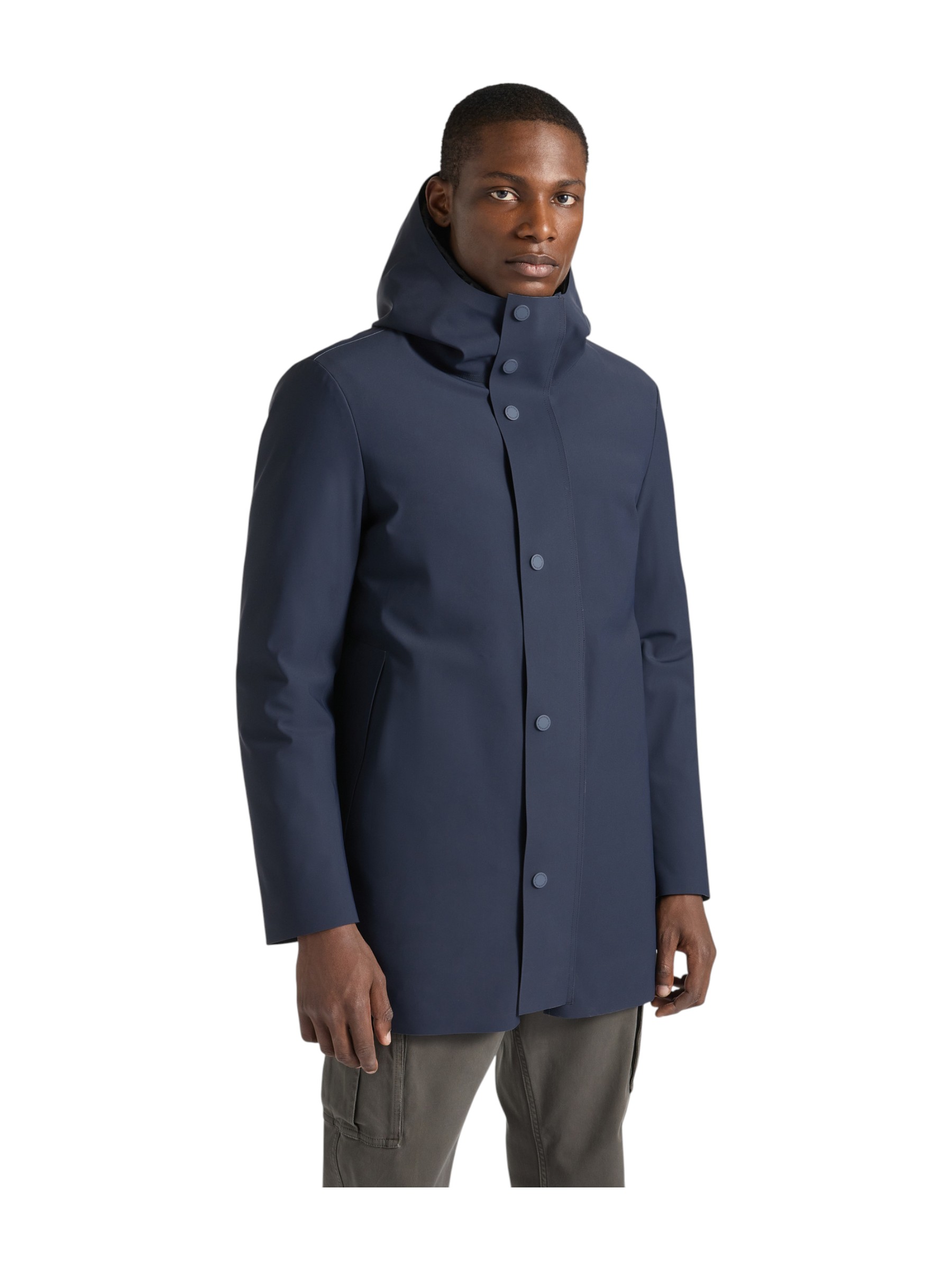 Harmont&Blaine - Trench tecnico uomo con cappuccio - immagine 4