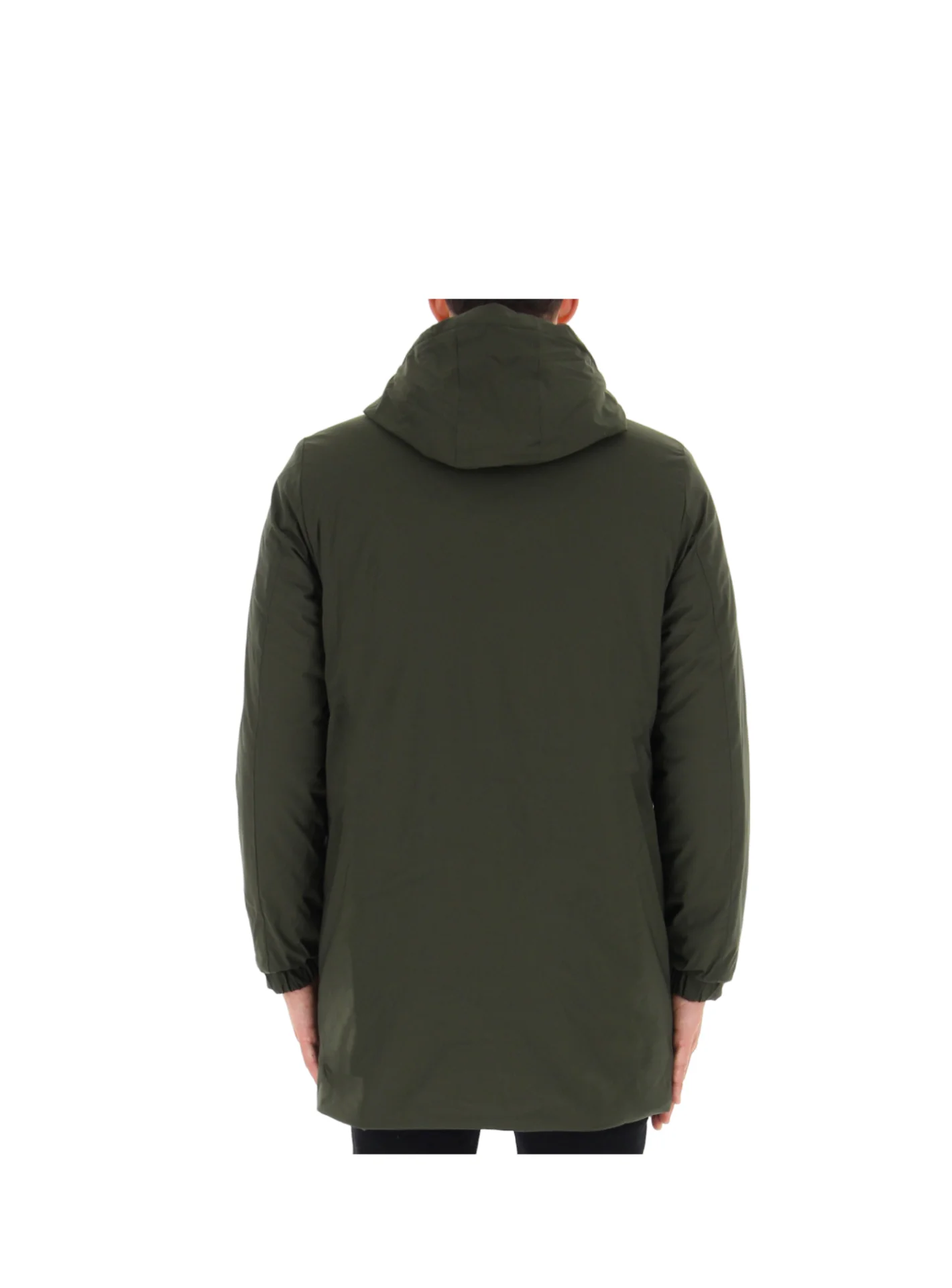 Ecoalf - Giubbotto lungo verde uomo - S - immagine 6