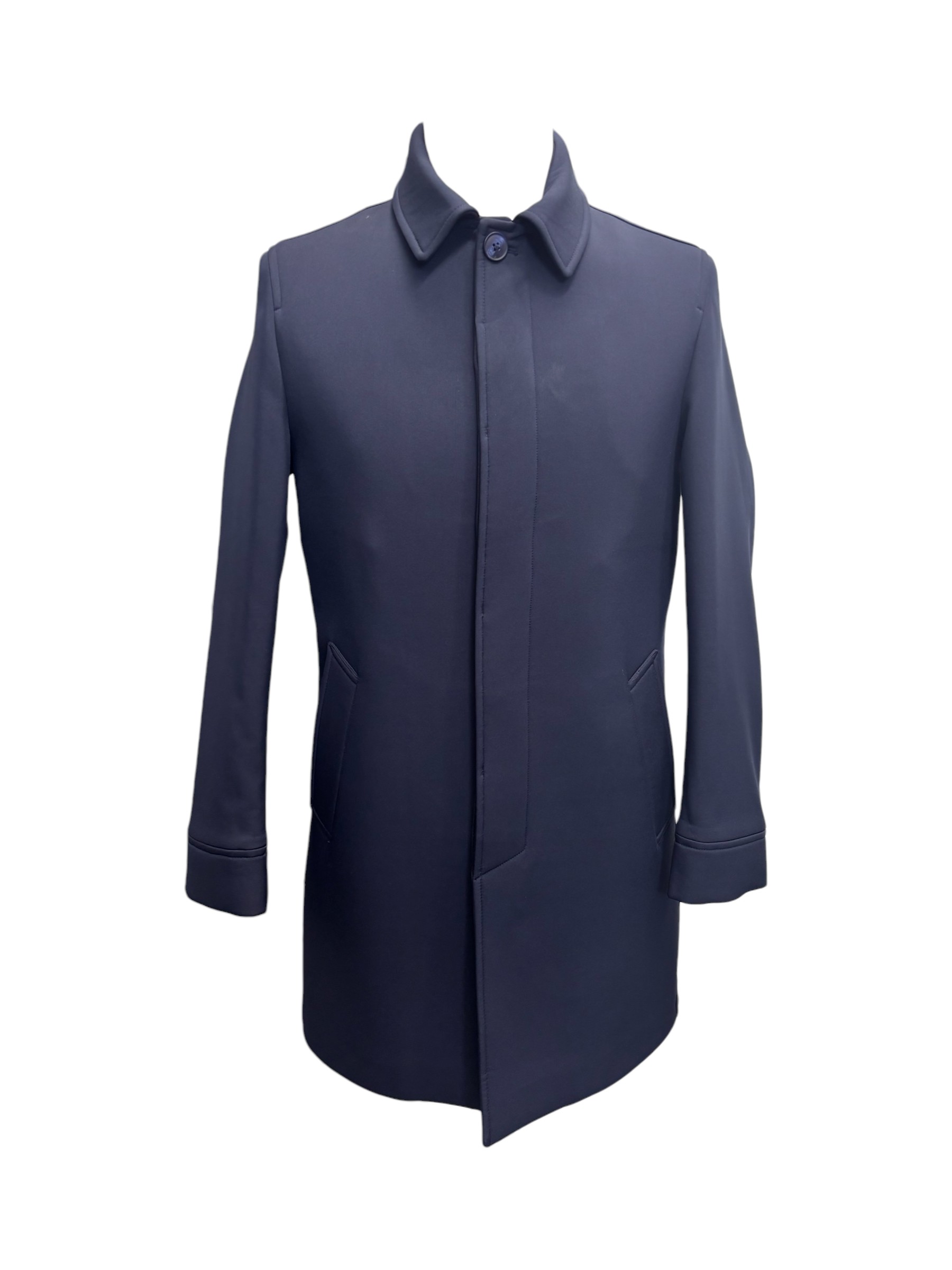 Scarano Napoli - Cappotto blu navy uomo - 46