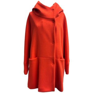Federica Garoni - Cappotto arancione modello Tiziana - 44