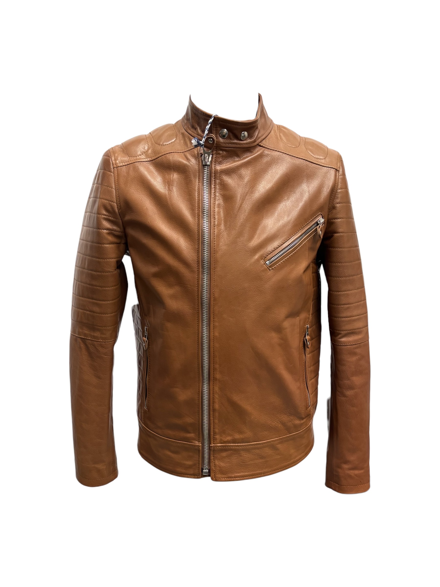 Raphael - Giubbino in pelle cuoio uomo - 50