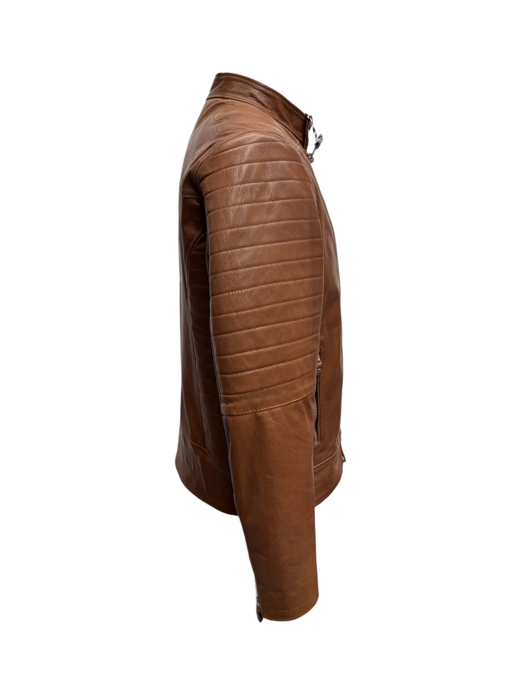 Raphael - Giubbino in pelle cuoio uomo - 50 - immagine 2