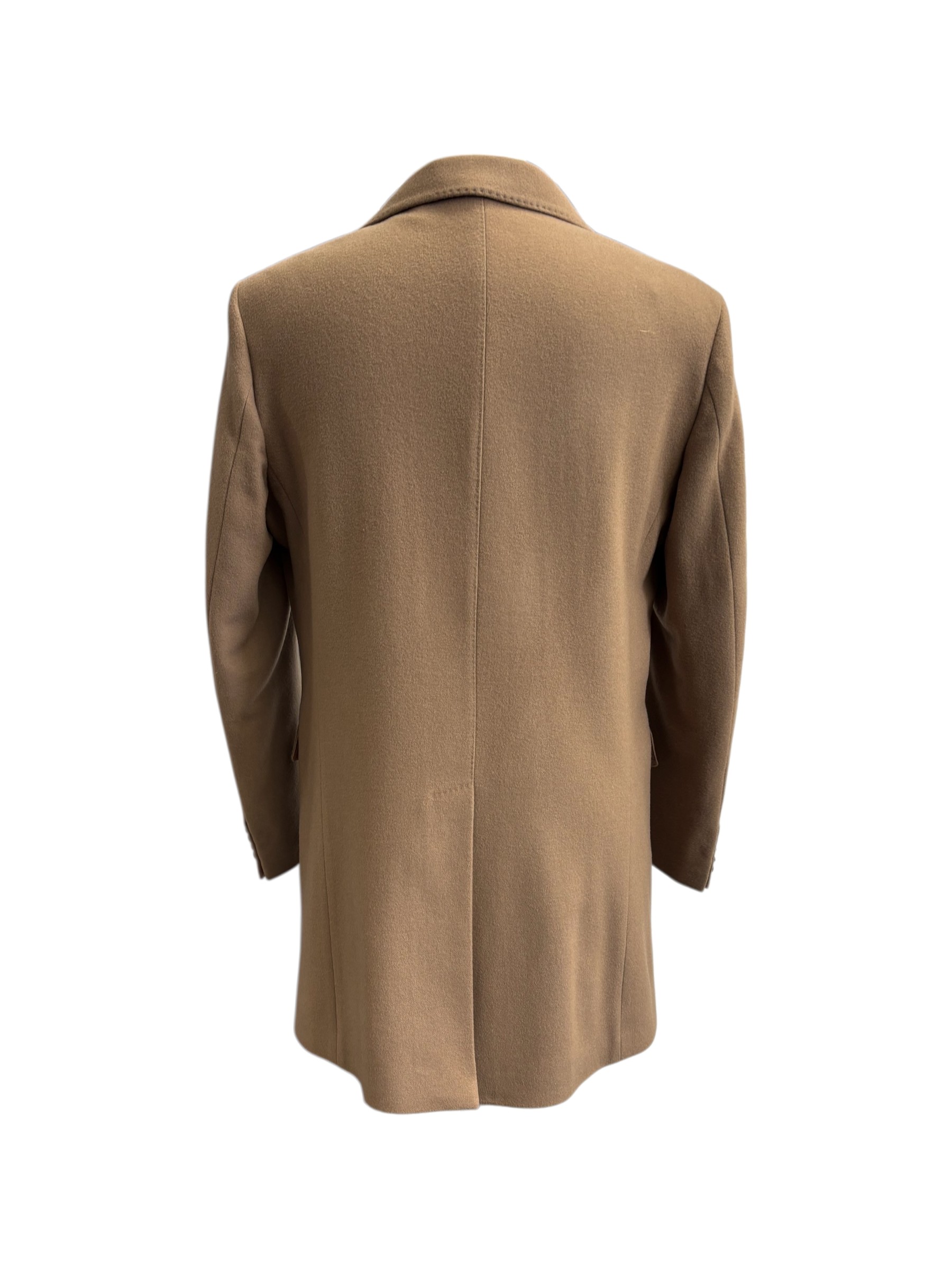 Scarano Napoli - Cappotto monopetto cammello - immagine 3