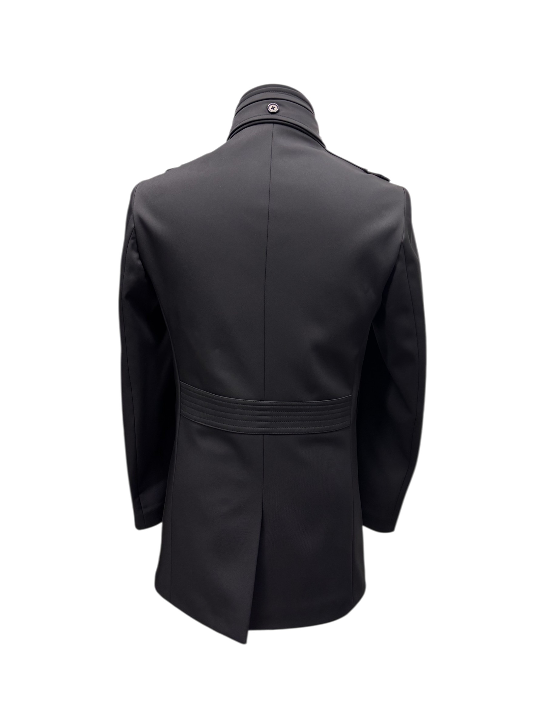 D International - Cappotto corto nero uomo - immagine 3