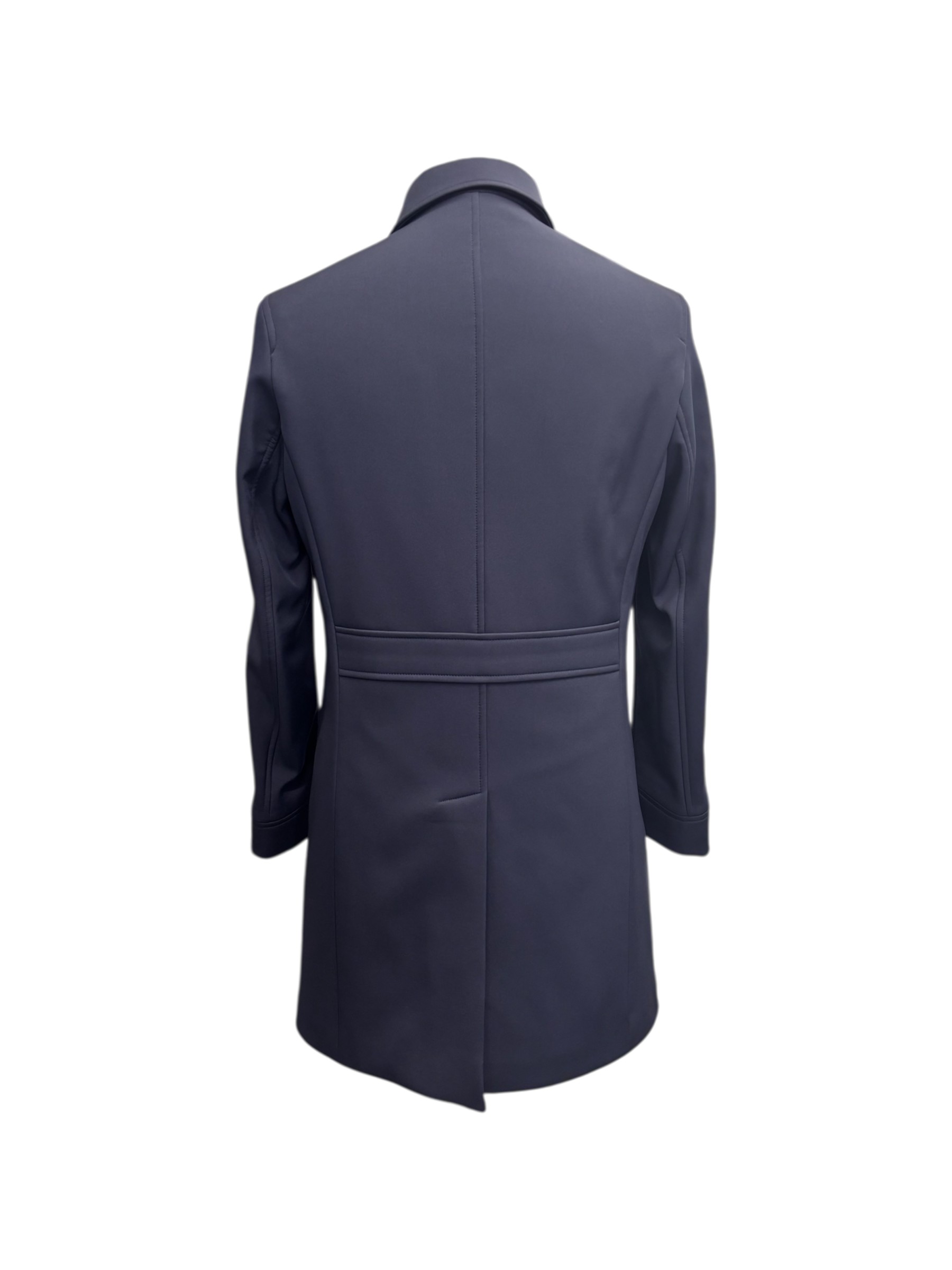Scarano Napoli - Cappotto blu navy uomo - 46 - immagine 3