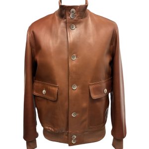 Raphael – Bomber in pelle cuoio uomo - 50