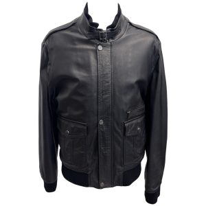 Joe Moreno - Bomber in pelle nera uomo - 56