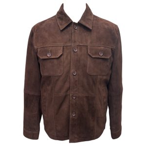 Talenti - Giacca in pelle scamosciata testa di moro uomo