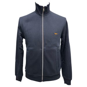 Harmont & Blaine - Felpa blu full zip uomo
