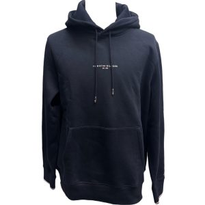 Tommy Hilfiger - Felpa blu con cappuccio uomo - XXL