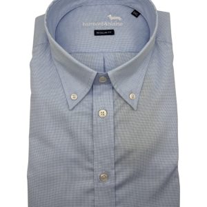 Harmont & Blaine - Camicia regular fit in cotone celeste