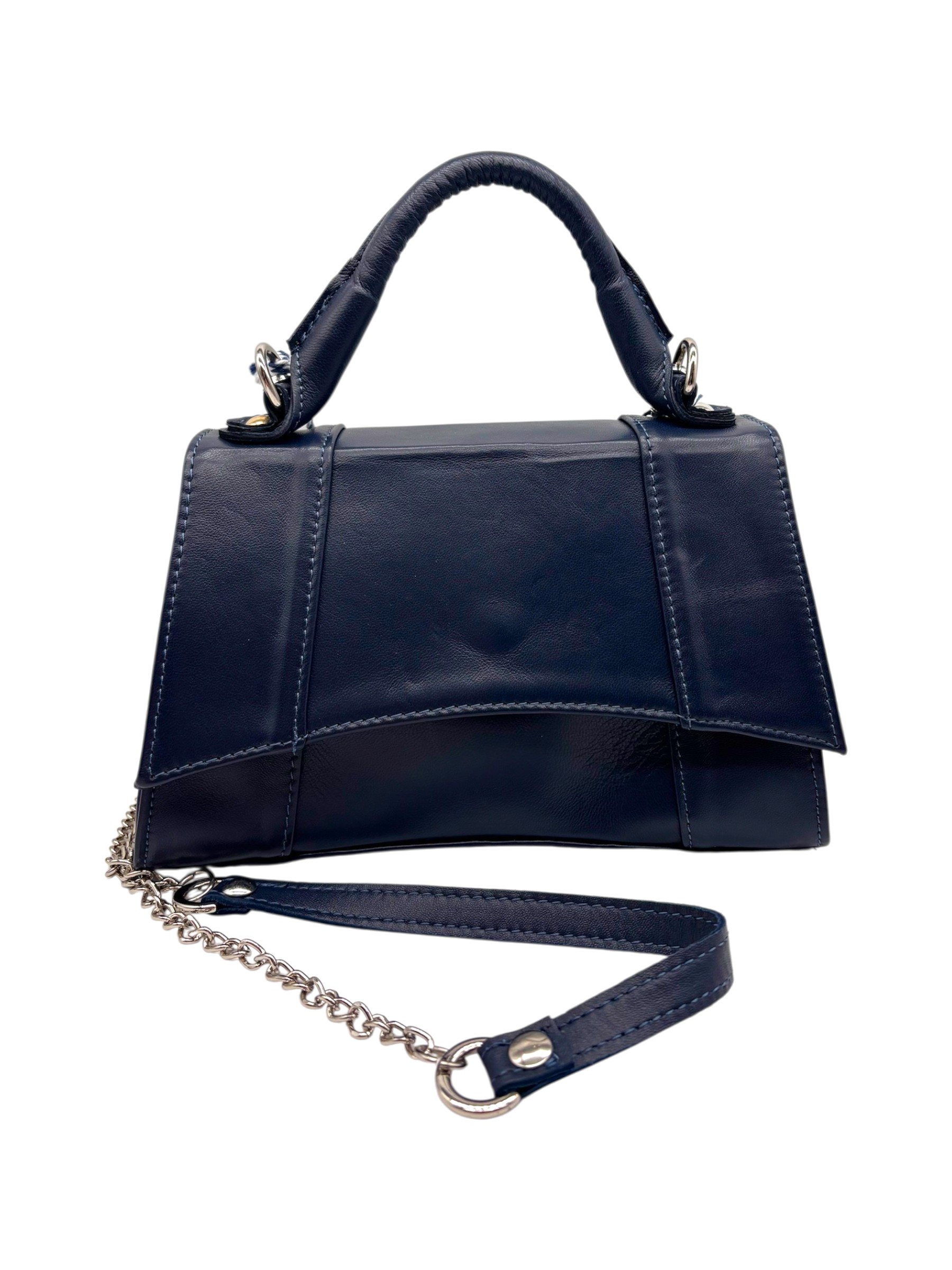 Raphael - Borsa a tracolla in pelle blu