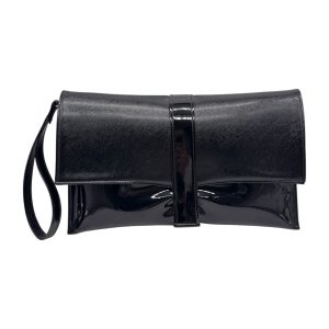 Raphael - Pochette in ecopelle e vernice nera