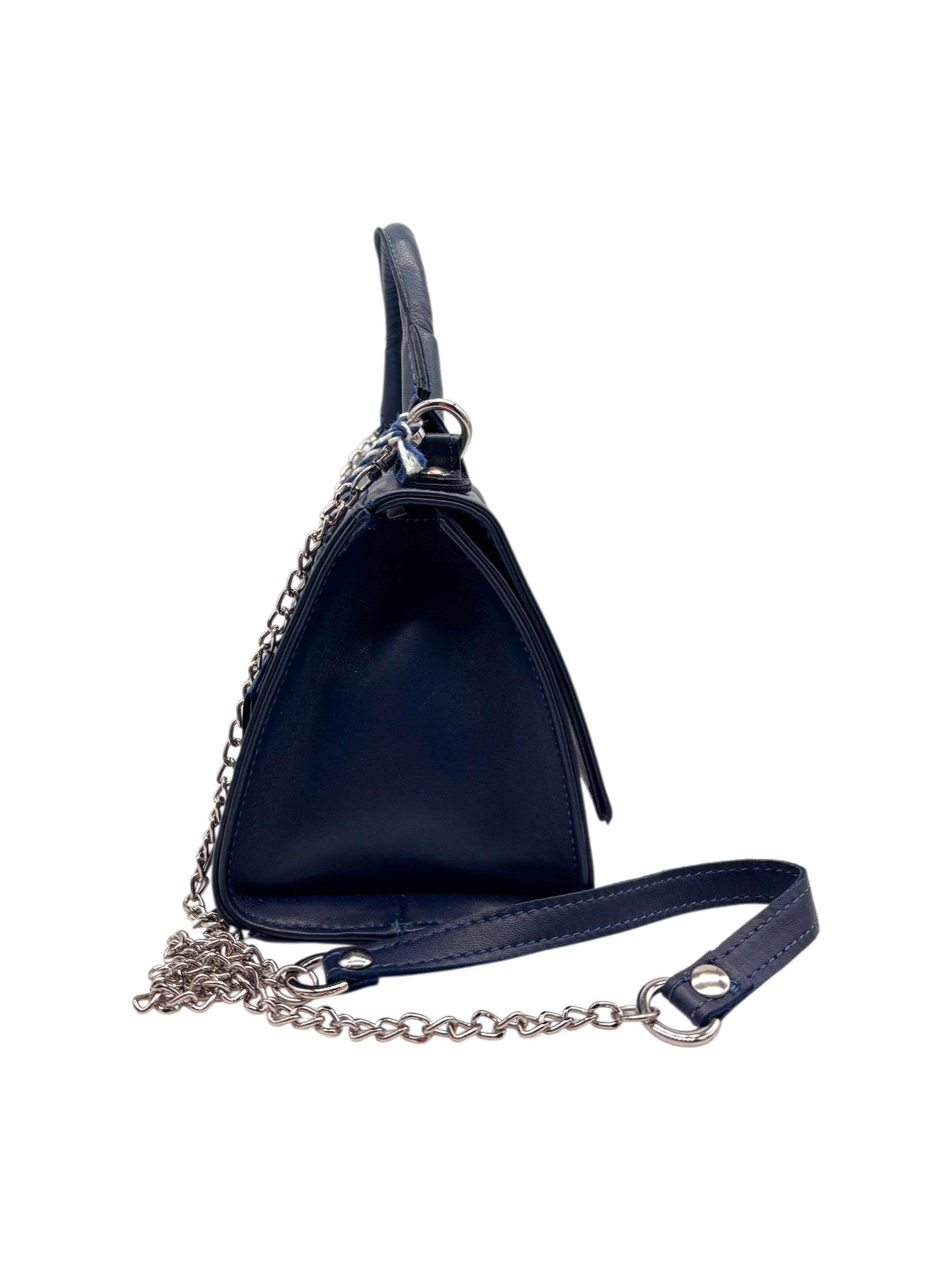 Raphael - Borsa a tracolla in pelle blu - immagine 2