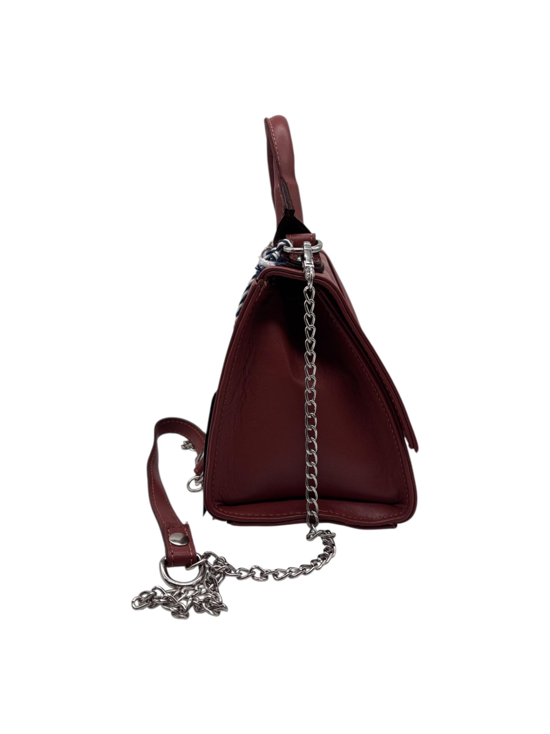 Raphael - Borsa a tracolla in pelle mattone - immagine 2
