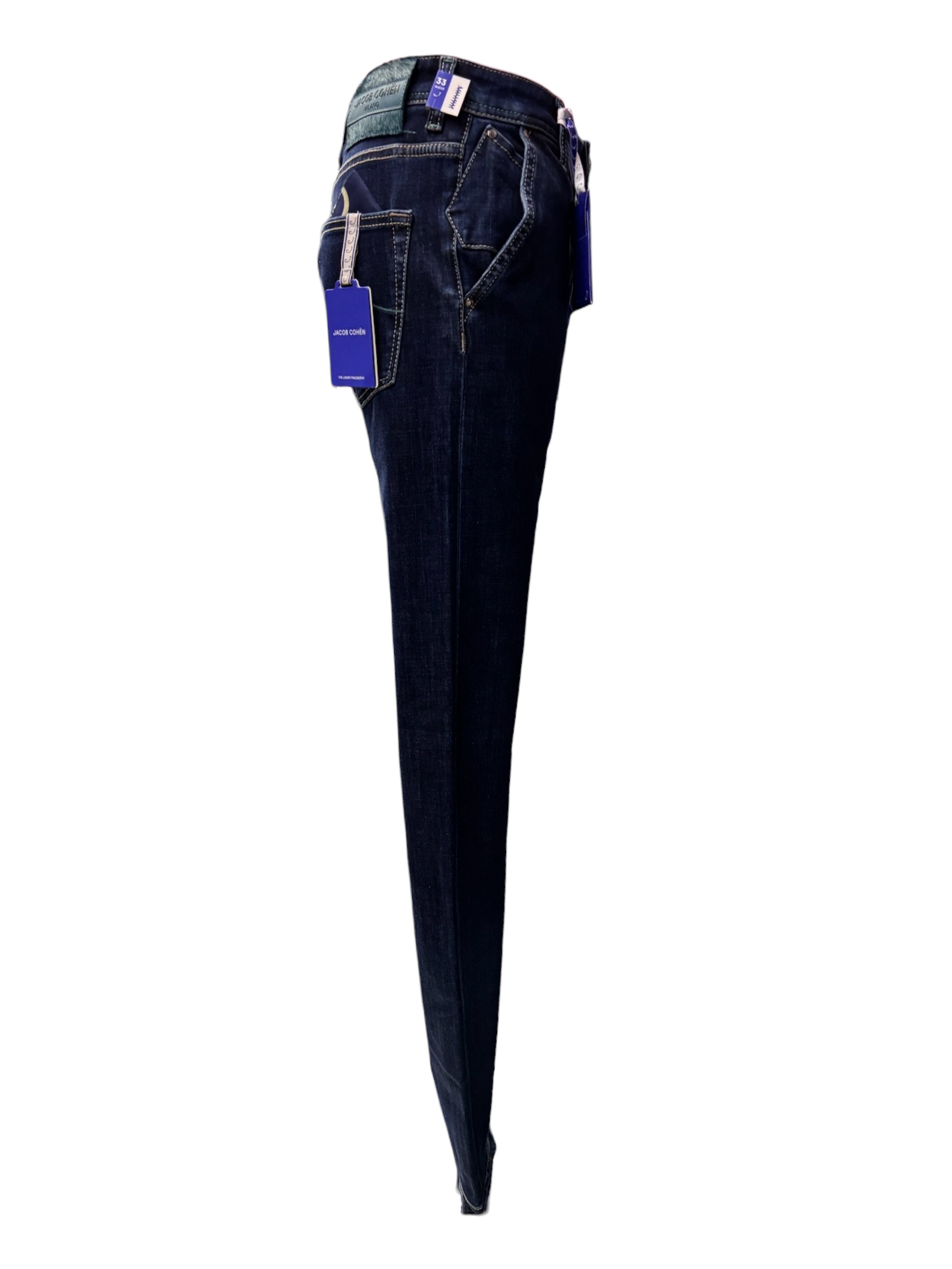 Jacob Cohën - Jeans dark wash modello Lenny - immagine 2