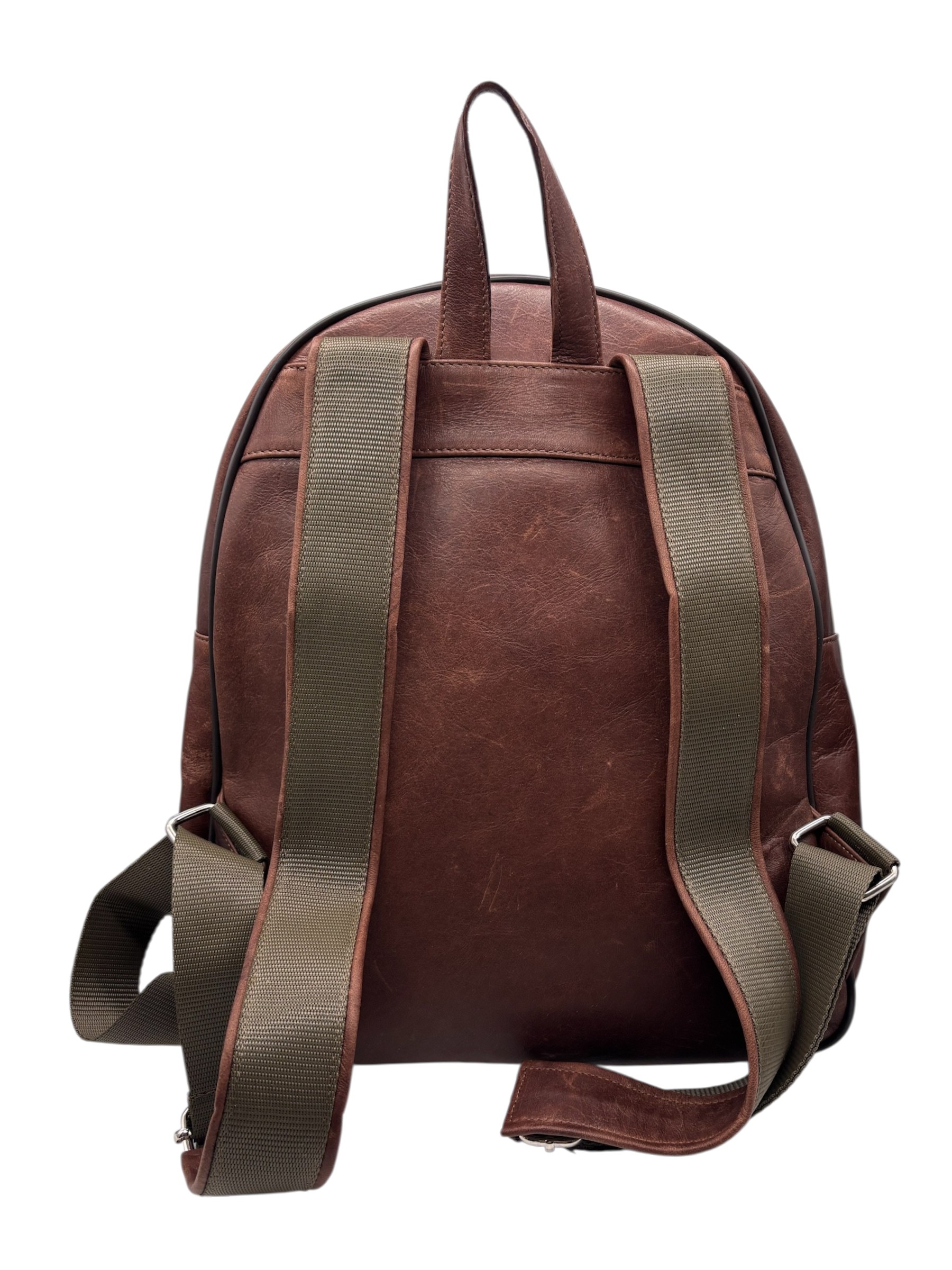 Raphael - Zaino in pelle di vitello color cuoio - immagine 3