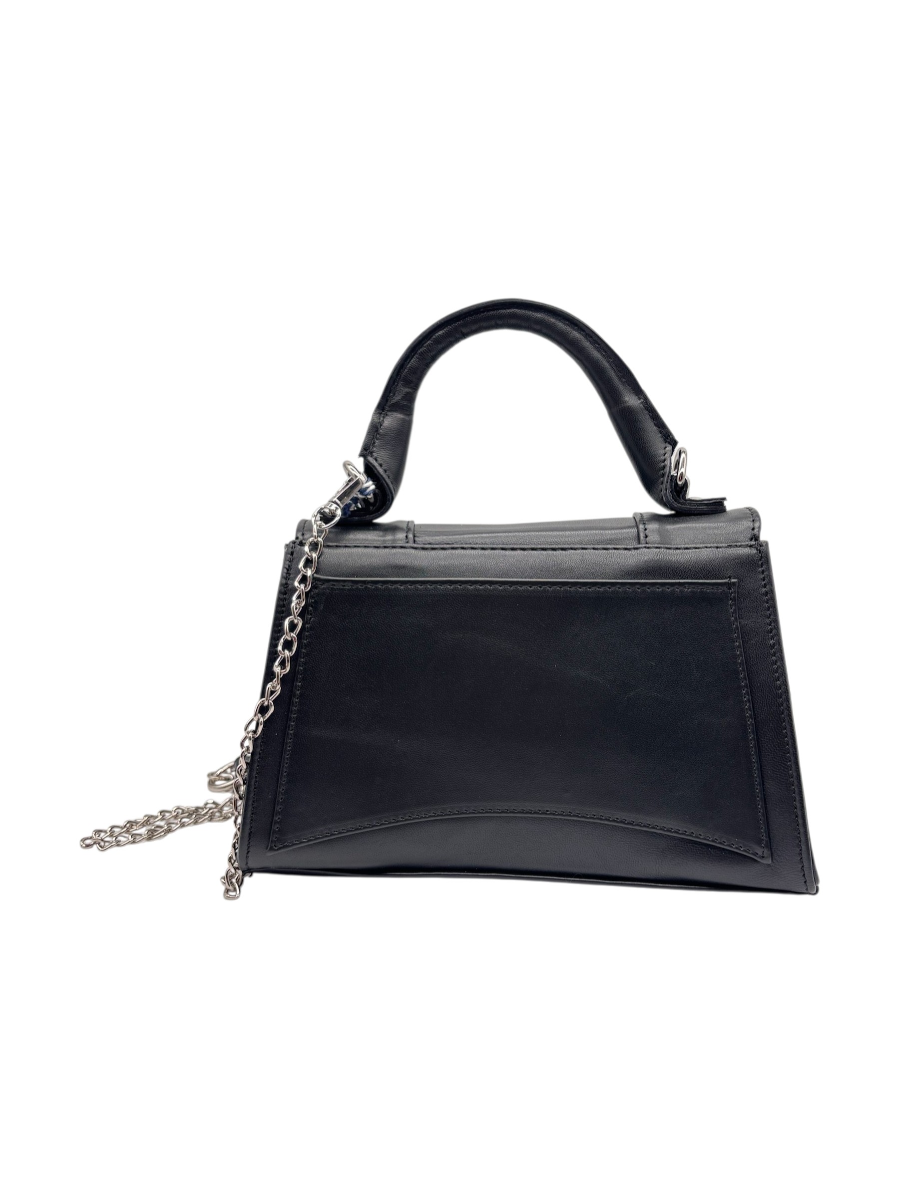 Raphael - Borsa a tracolla in pelle nera - immagine 3