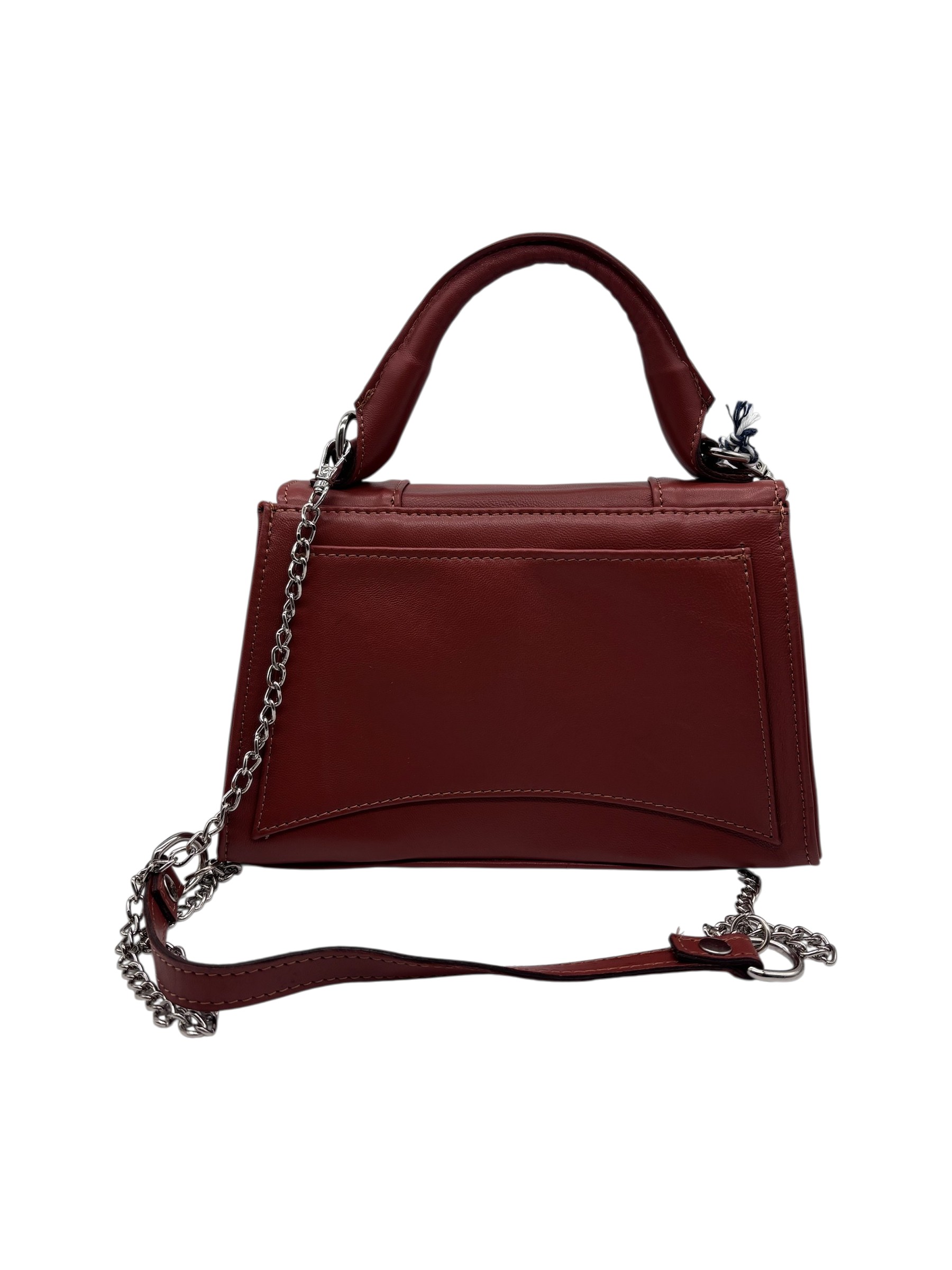 Raphael - Borsa a tracolla in pelle mattone - immagine 3