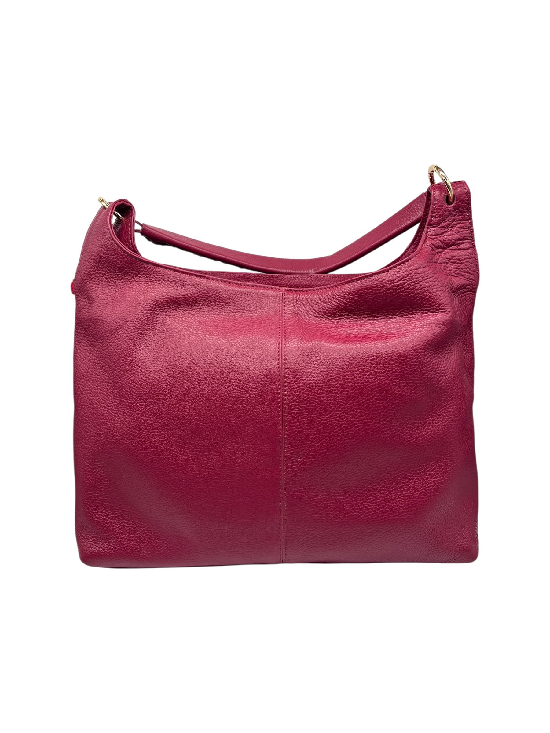 Raphael - Borsa a spalla bordeaux in pelle martellata - immagine 3