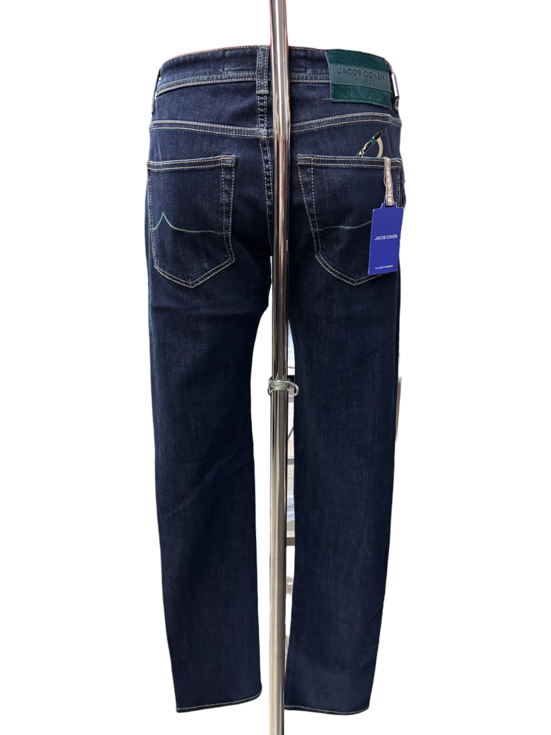 Jacob Cohën - Jeans dark wash modello Lenny - immagine 3