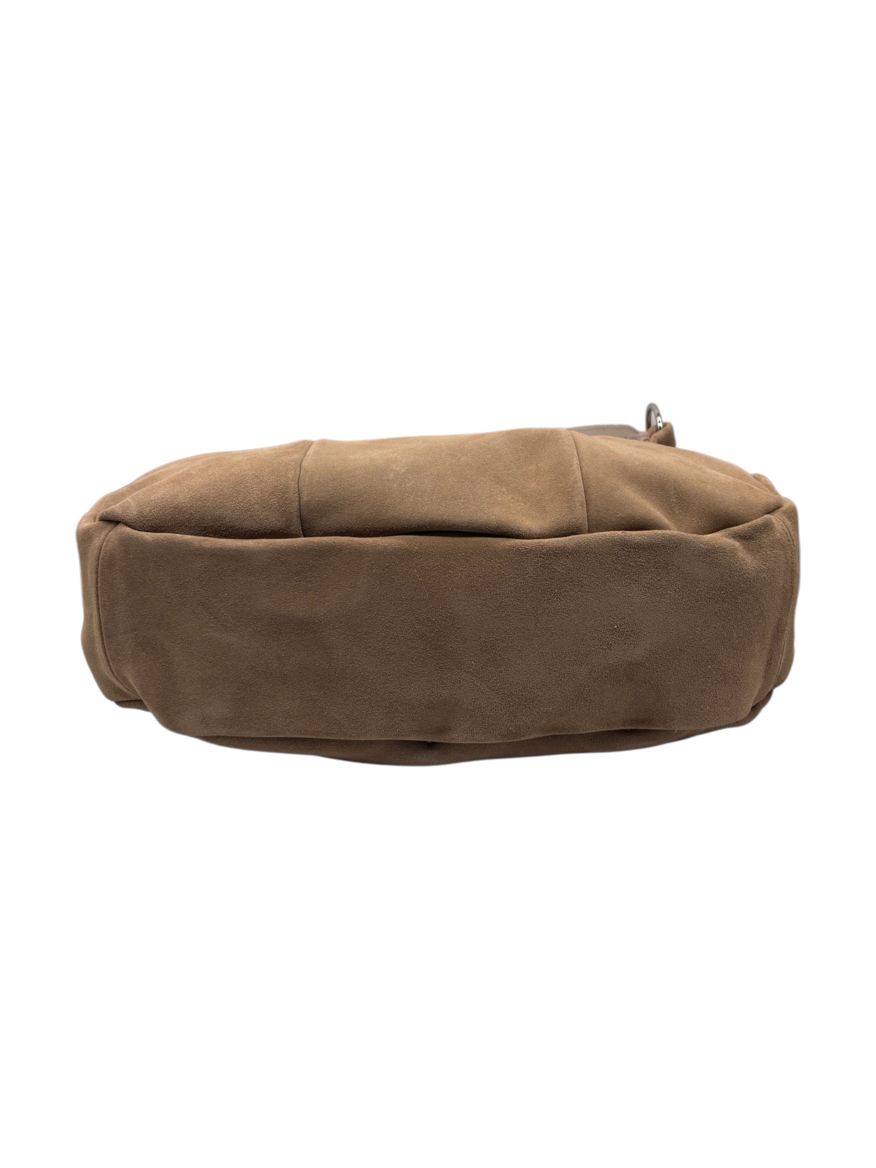 Raphael - Borsa a spalla in pelle scamosciata cammello - immagine 4