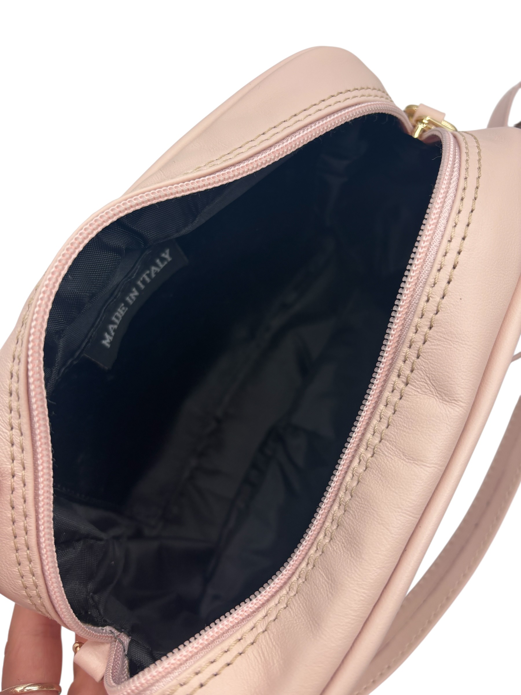 Raphael - Borsa a tracolla in pelle rosa - immagine 5