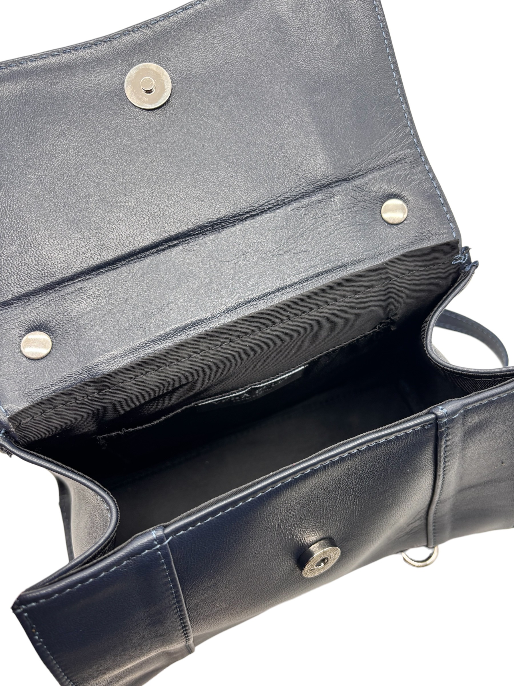 Raphael - Borsa a tracolla in pelle blu - immagine 5