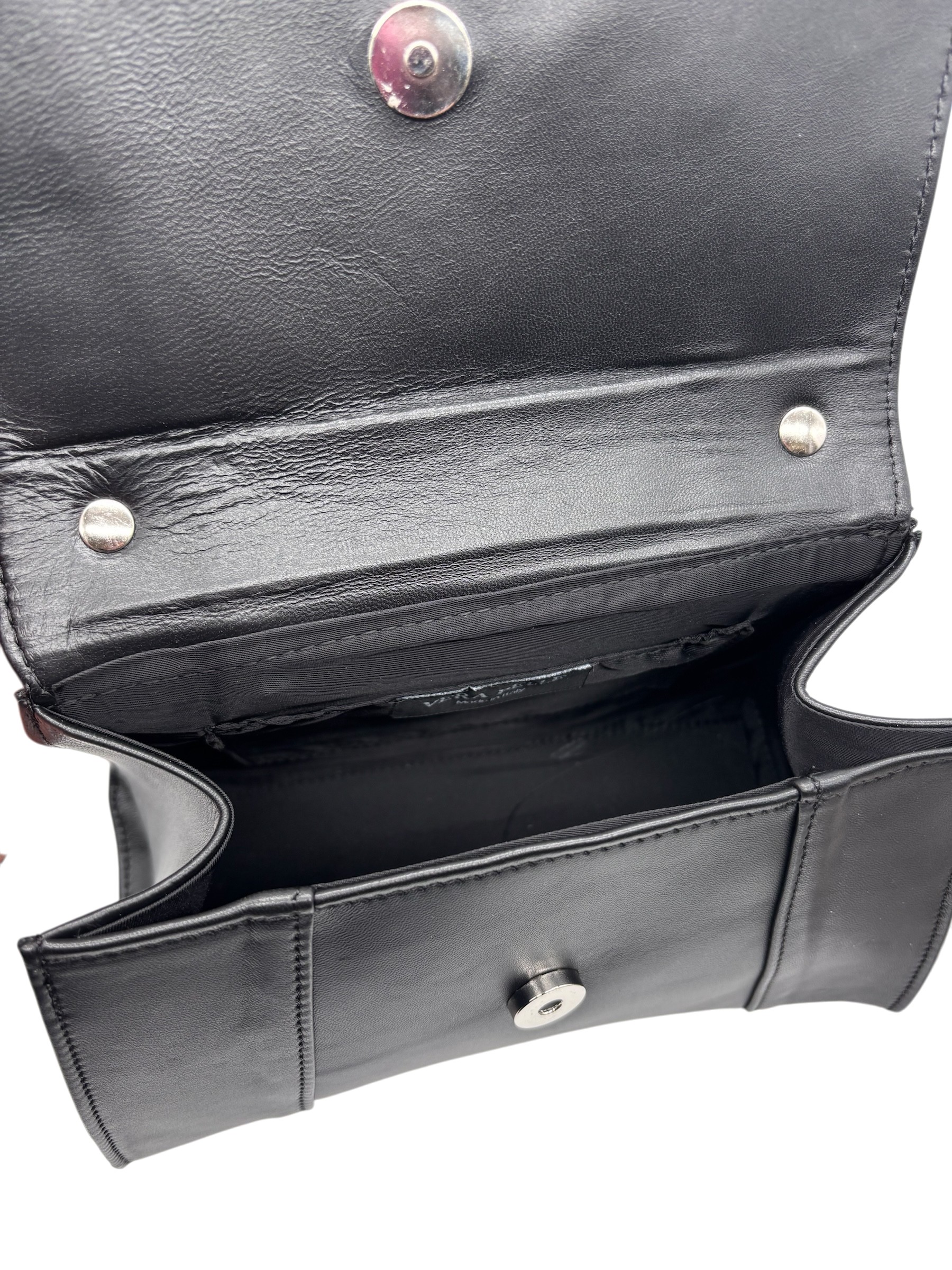Raphael - Borsa a tracolla in pelle nera - immagine 5