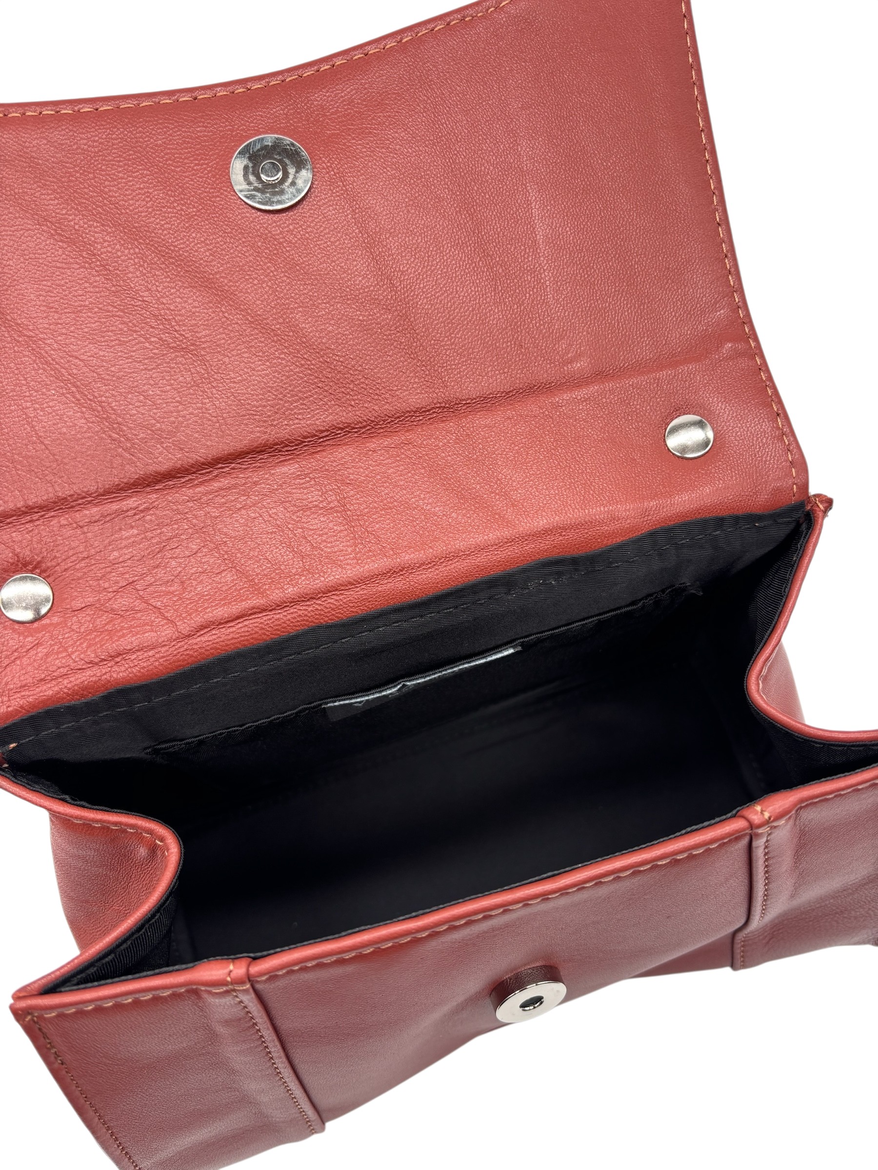 Raphael - Borsa a tracolla in pelle mattone - immagine 5