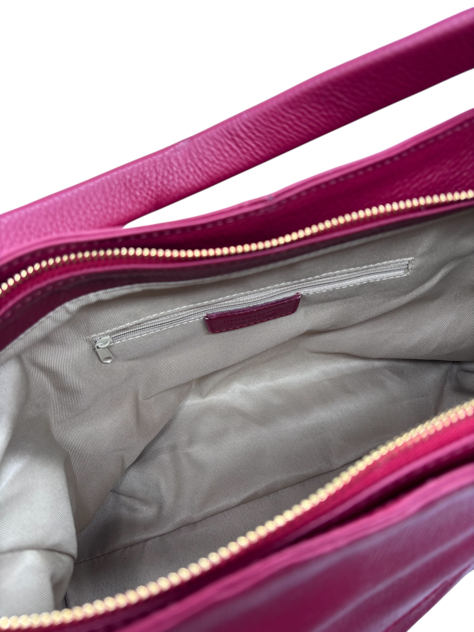 Raphael - Borsa a spalla bordeaux in pelle martellata - immagine 5