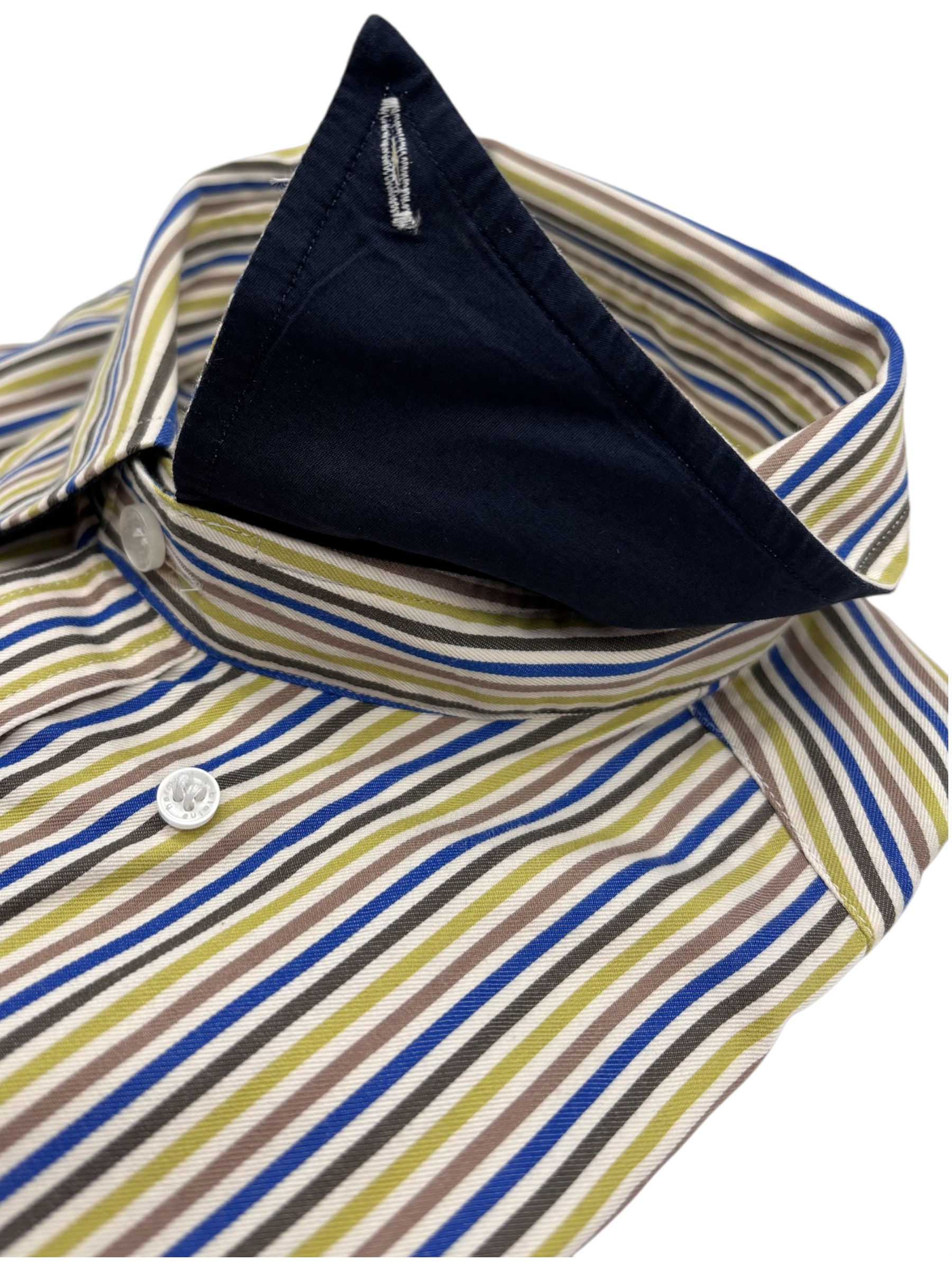 Harmont & Blaine - Camicia regular fit in cotone a righe multicolore - immagine 3