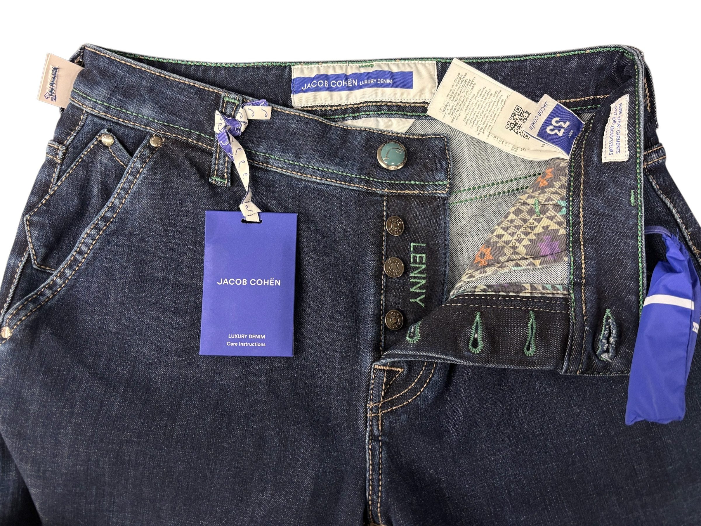 Jacob Cohën - Jeans dark wash modello Lenny - immagine 6