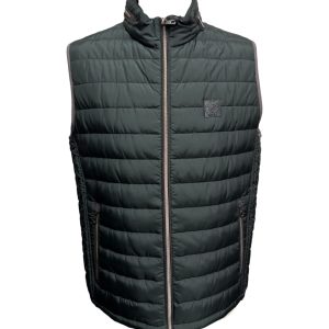 Bugatti - Gilet uomo trapuntato verde bosco - 52