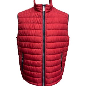 Bugatti - Gilet uomo trapuntato rosso - 50
