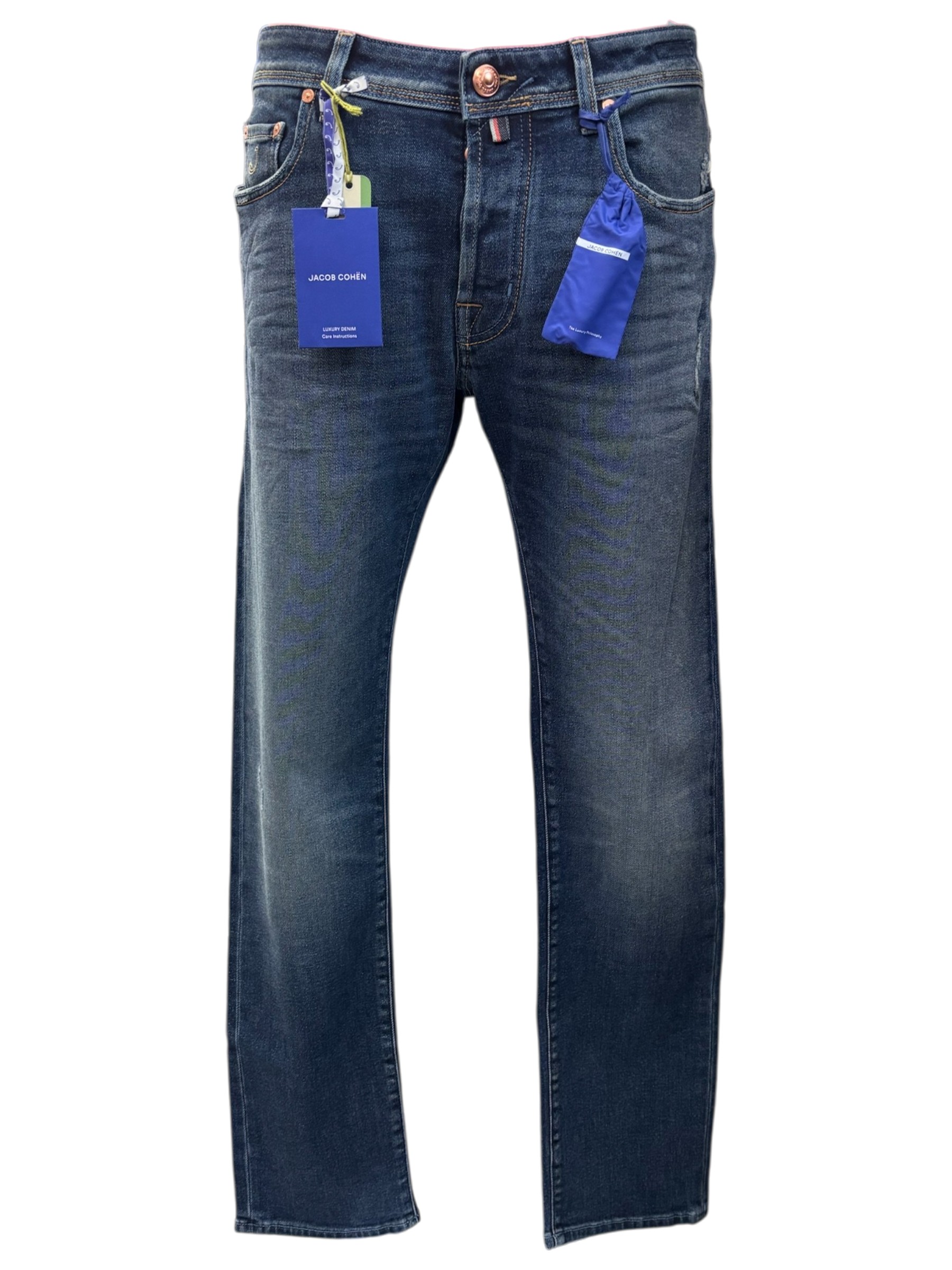 Jacob Cohën – Jeans medium blue wash modello Bard - W34