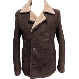 Boggi Milano - Giaccone doppiopetto in Montone testa di moro