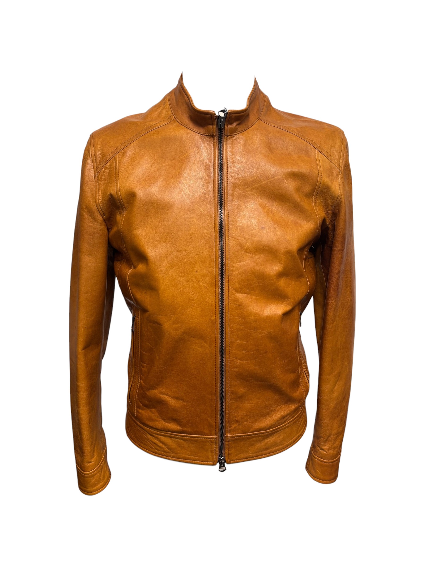 Raphael - Giubbino in pelle cuoio uomo modello Piero – 50
