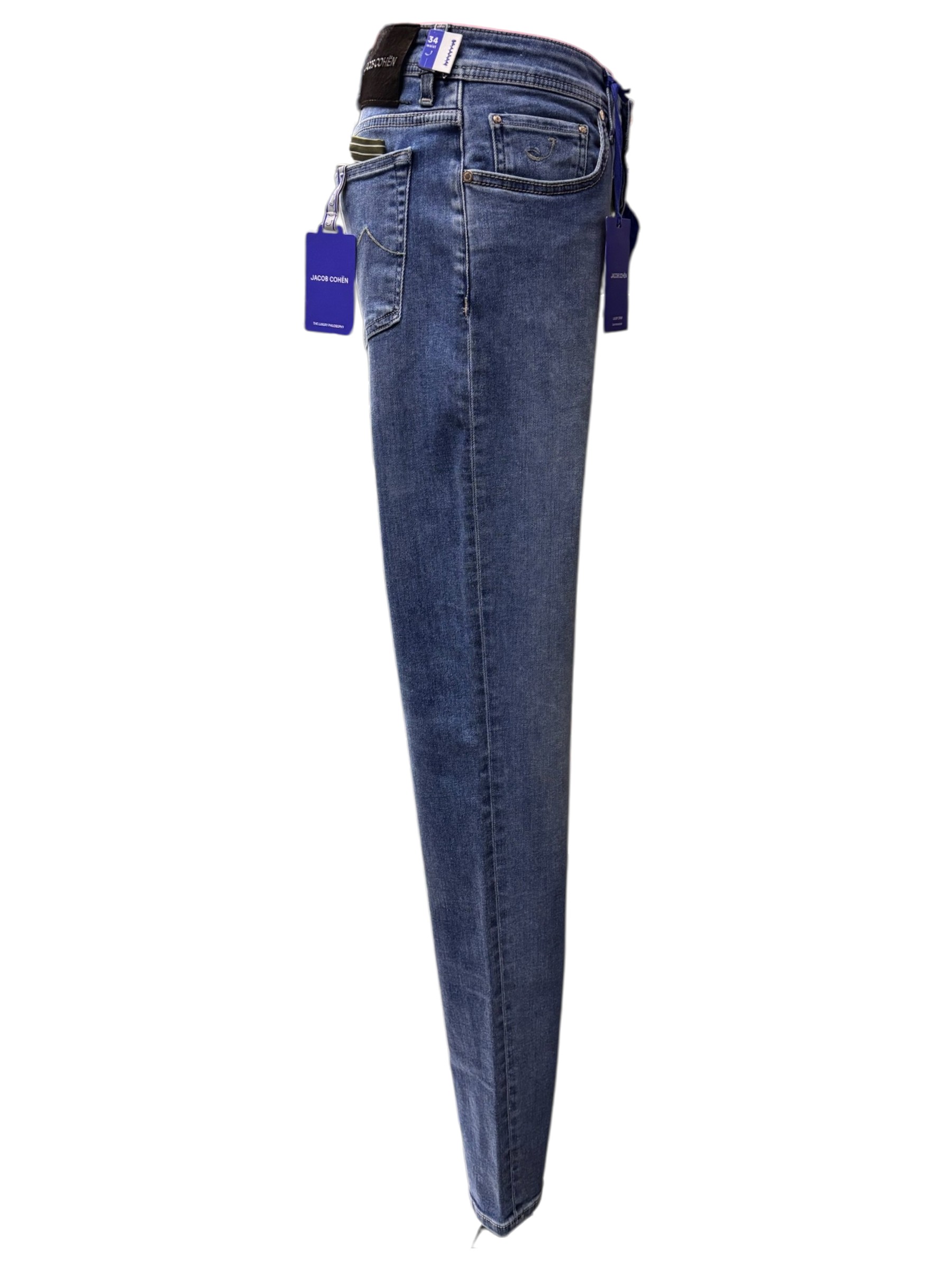 Jacob Cohën – Jeans light blue wash modello Bard - W34 - immagine 2