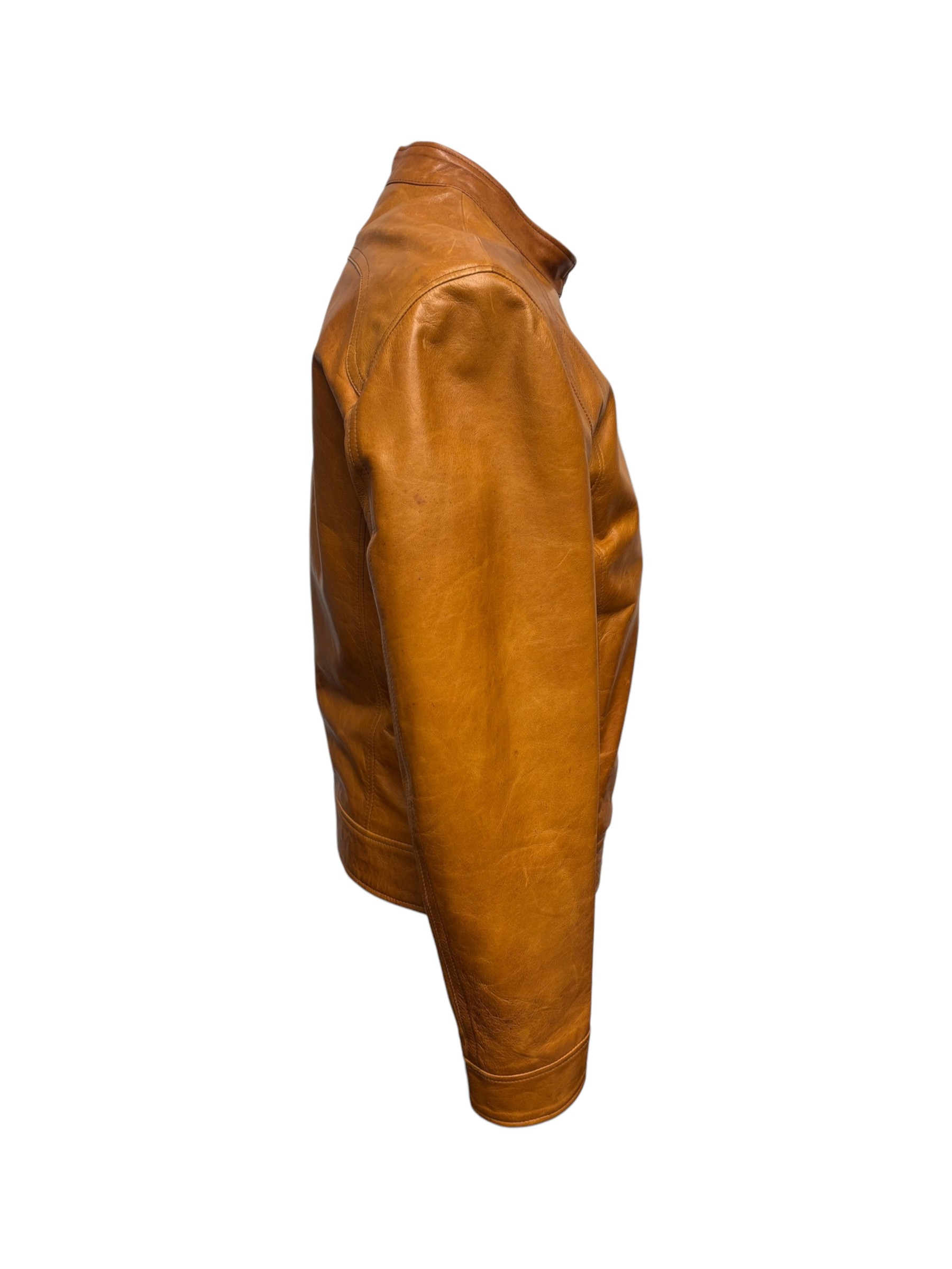 Raphael - Giubbino in pelle cuoio uomo modello Piero – 50 - immagine 2