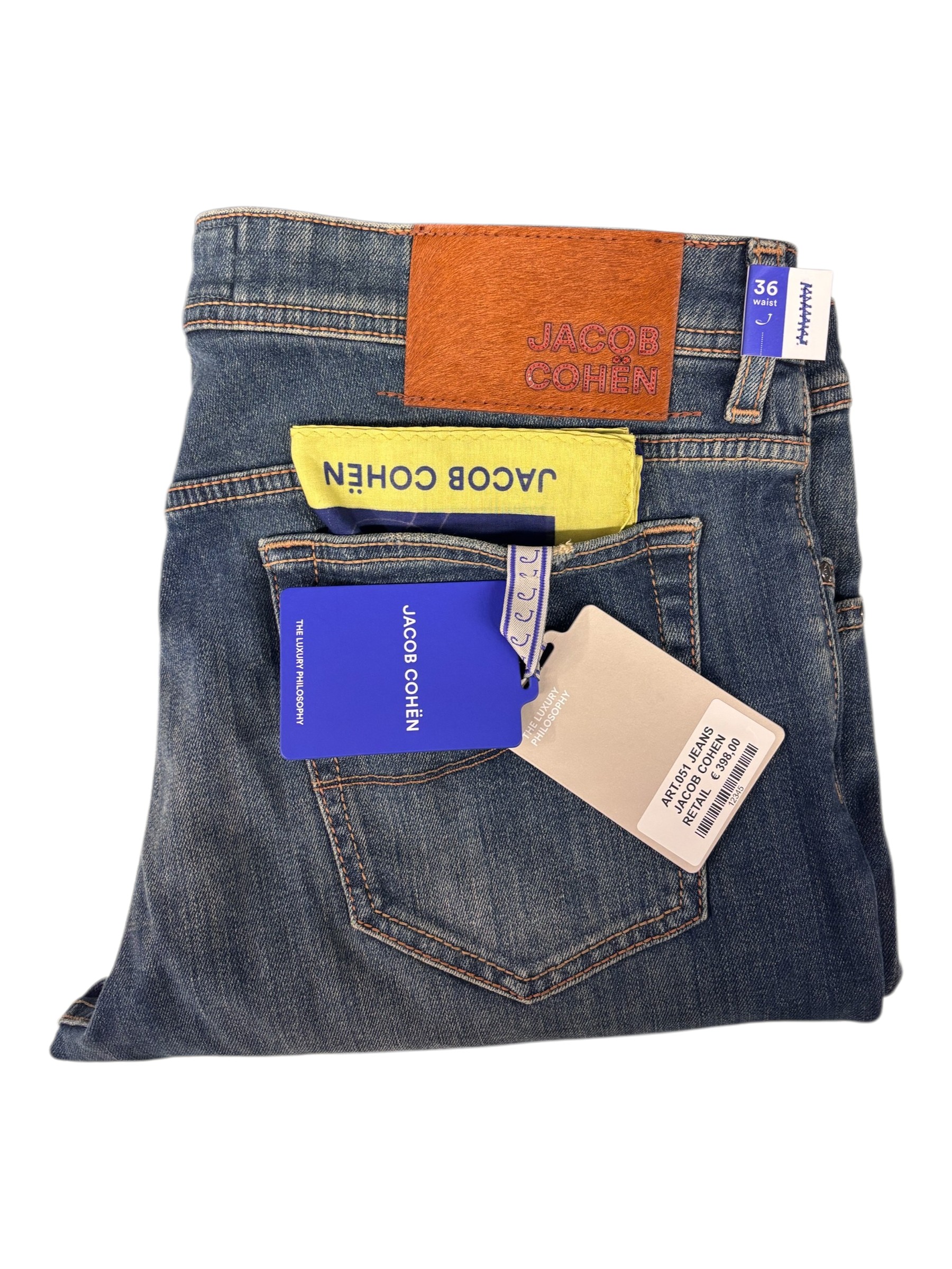 Jacob Cohën – Jeans medium blue wash modello Bard - W36 - immagine 4