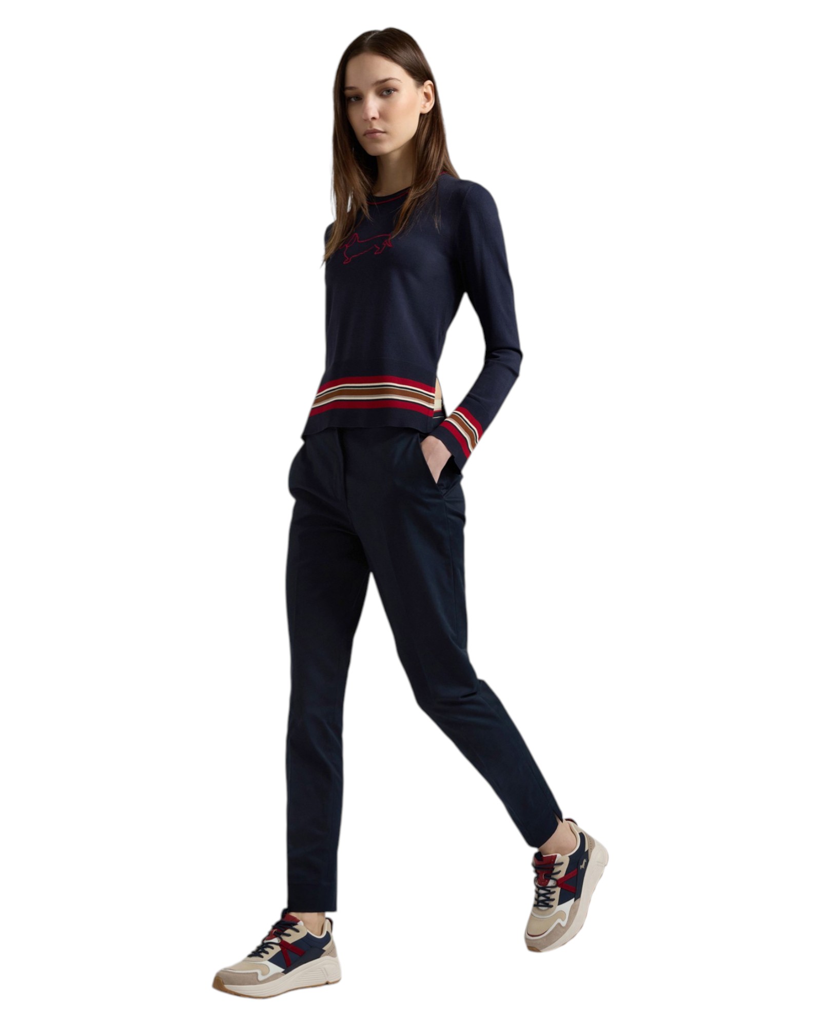 Harmont & Blaine - Maglia donna girocollo blu - immagine 2