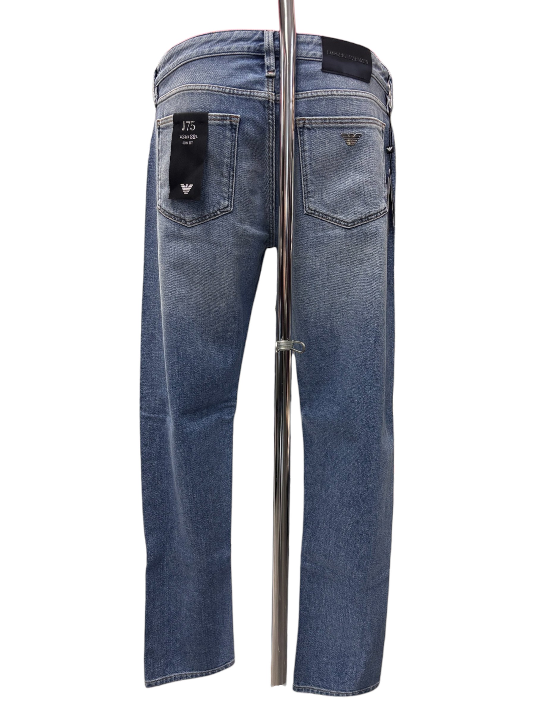 Emporio Armani – Jeans slim fit medium blue wash J75 - immagine 3