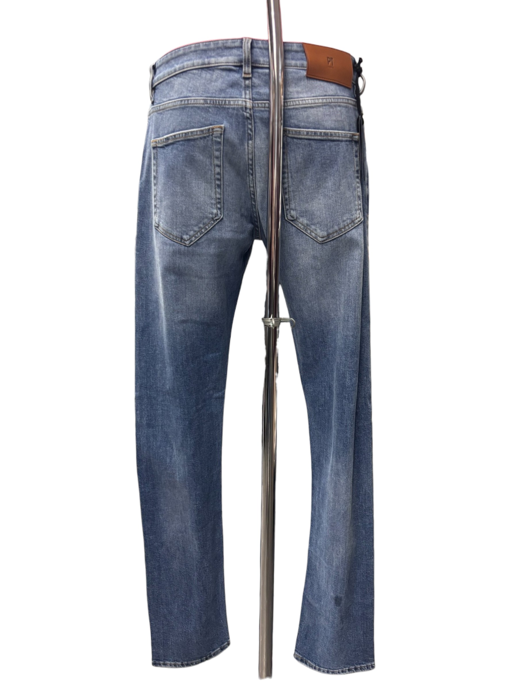PT Torino - Jeans slim fit light blue wash - immagine 3