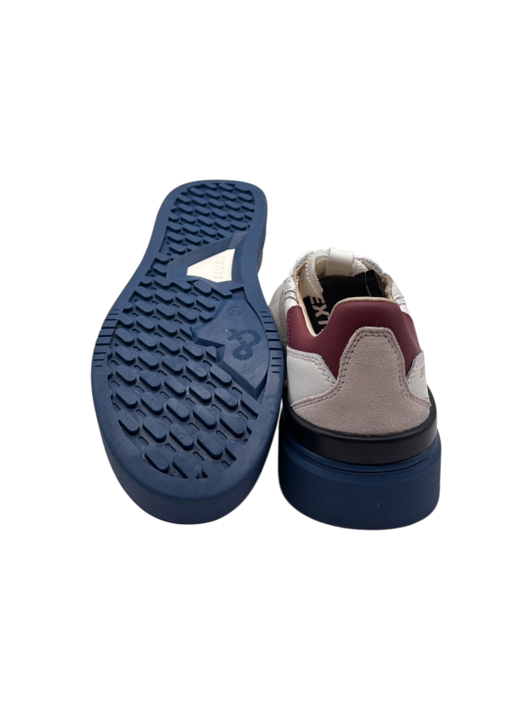 Extr4 - Club Tennis 1.12 sneakers uomo in pelle multicolore e pelle scamosciata - immagine 4