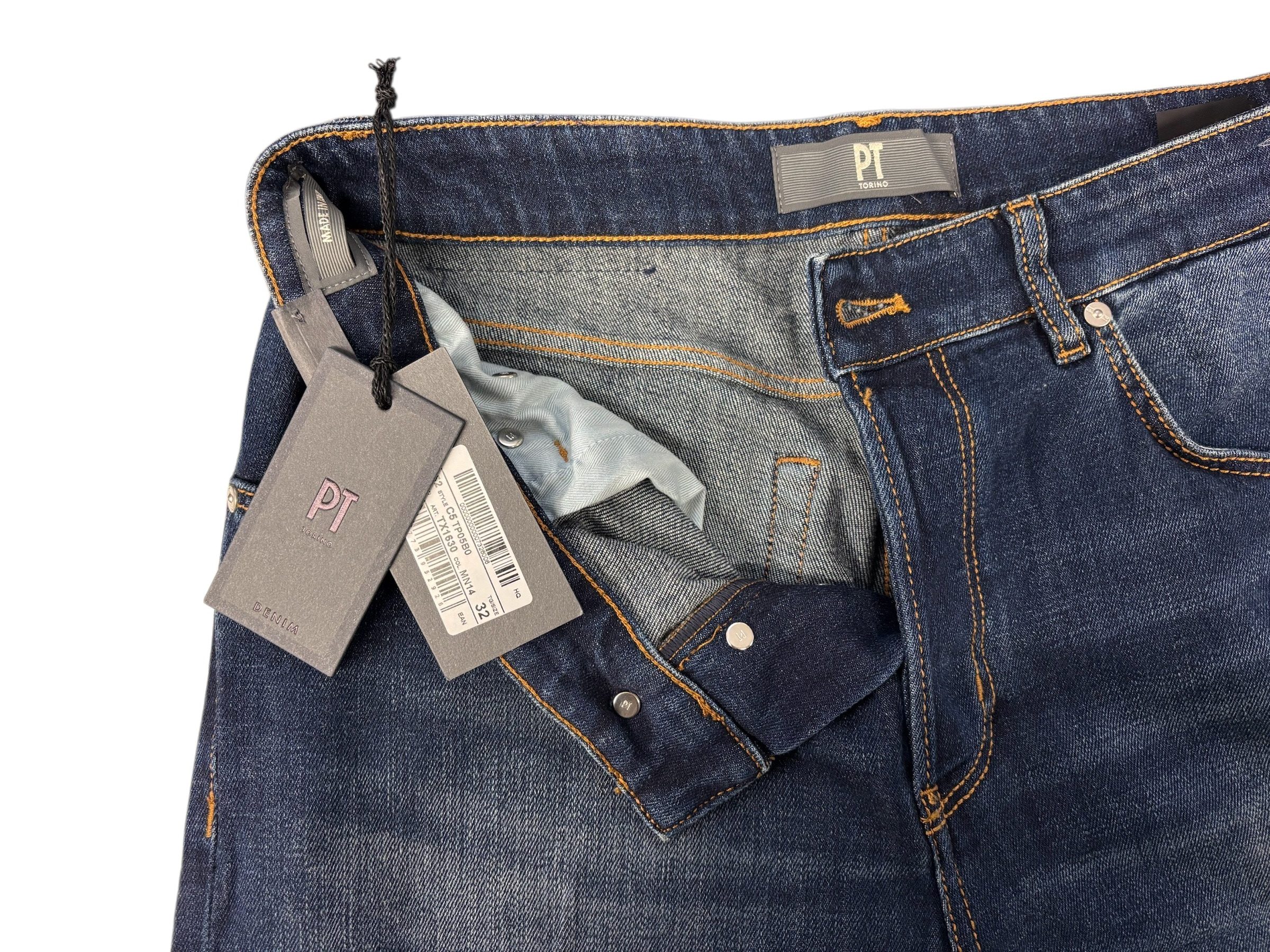 PT Torino - Jeans slim fit dark wash - immagine 4