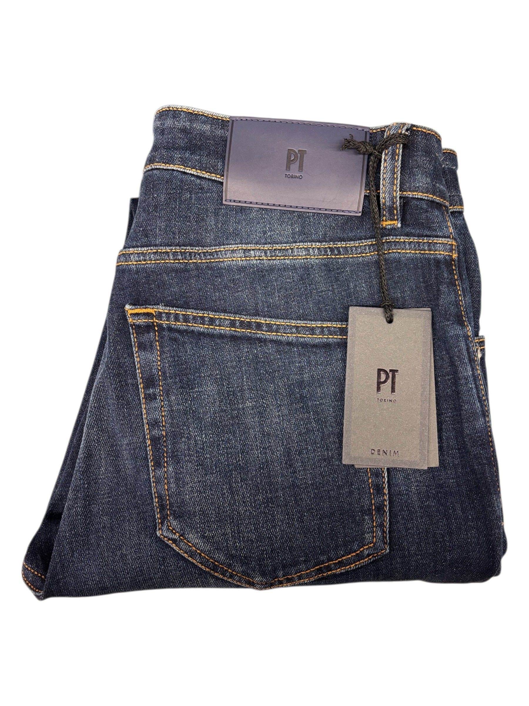 PT Torino - Jeans slim fit dark wash - immagine 5