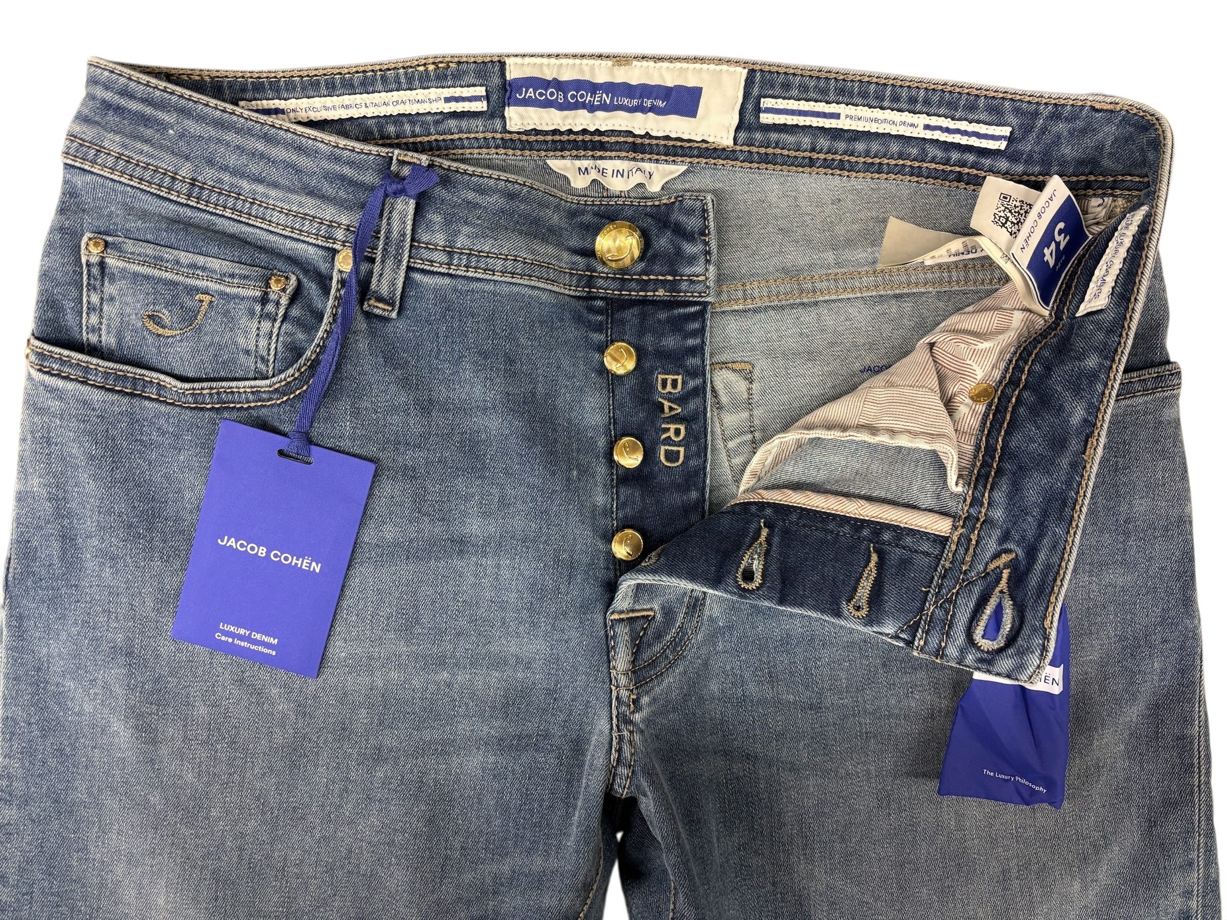 Jacob Cohën – Jeans light blue wash modello Bard - W34 - immagine 6